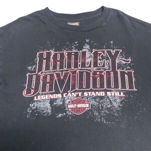 Y2K Black Harley-Davidson Peterborough T-Shirt